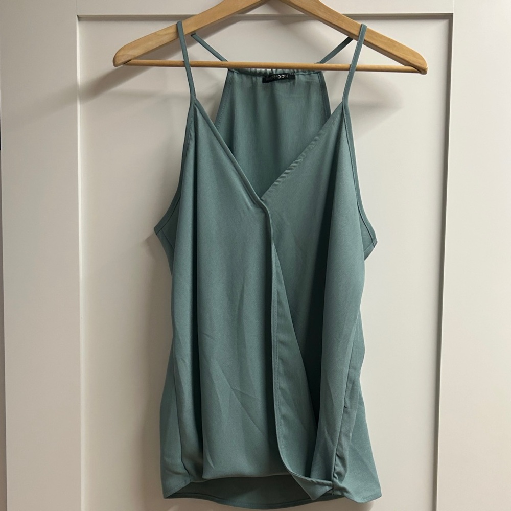 Papermoon crossfront tank top